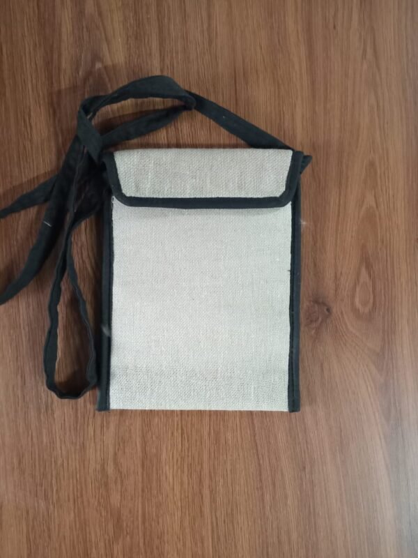 Jute phone pouch