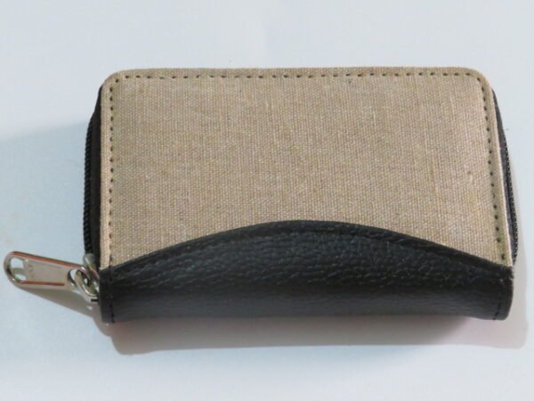 Rexine Canvas Card Holder